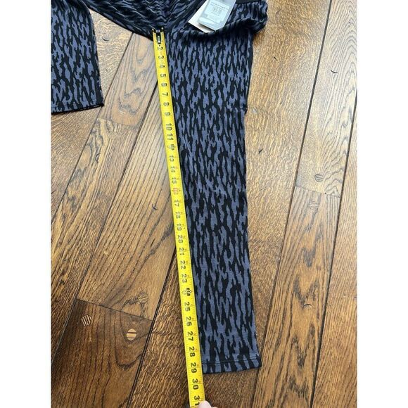 icebreaker Women's Merino 260 Vertex Glacial Camo Leggings Graphite Black Small - Picture 5 of 8